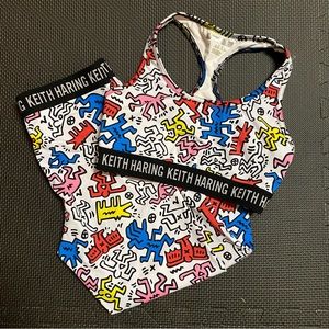 Keith Haring gym outfit